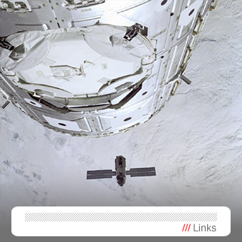 Satellite in space